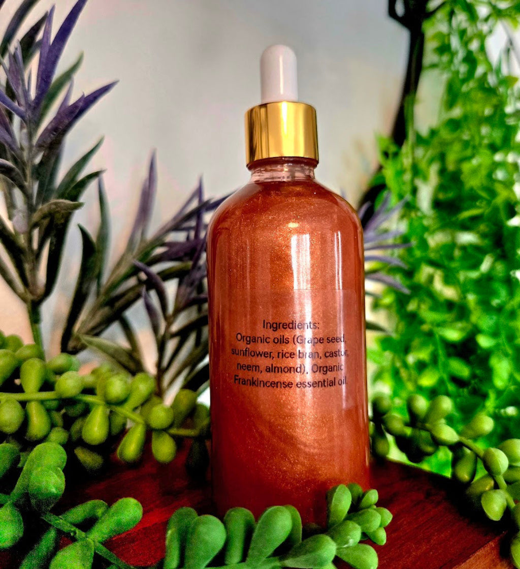 Organic Shimmer Body Oil