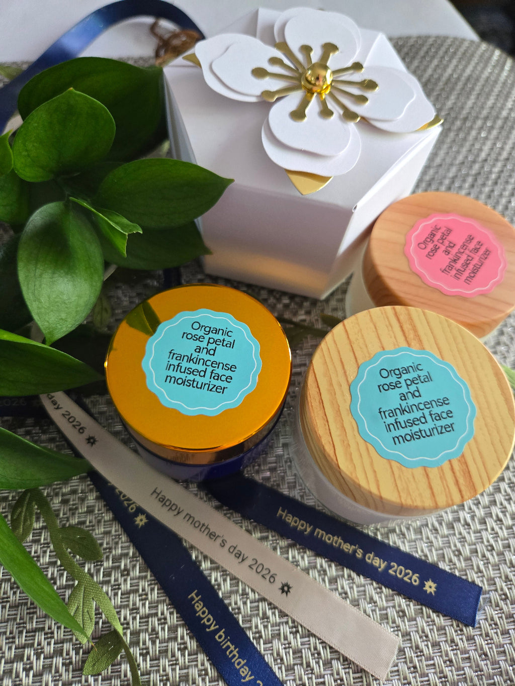 100% Grass Fed Beef Tallow / Organic Face Moisturizer and Frankincense, Myrrh and Clove infused face Serum.