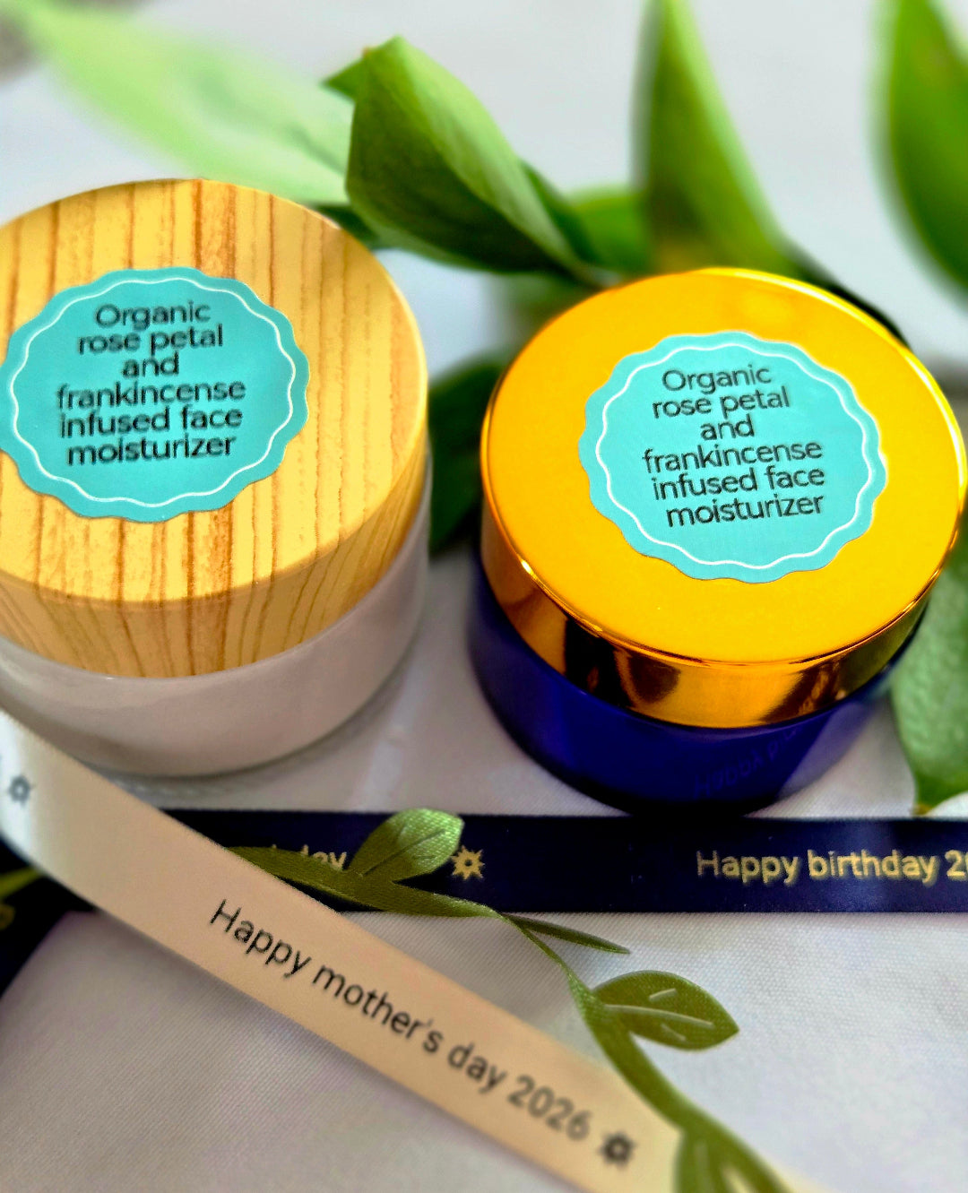 100% Grass Fed Beef Tallow / Organic Face Moisturizer and Frankincense, Myrrh and Clove infused face Serum.