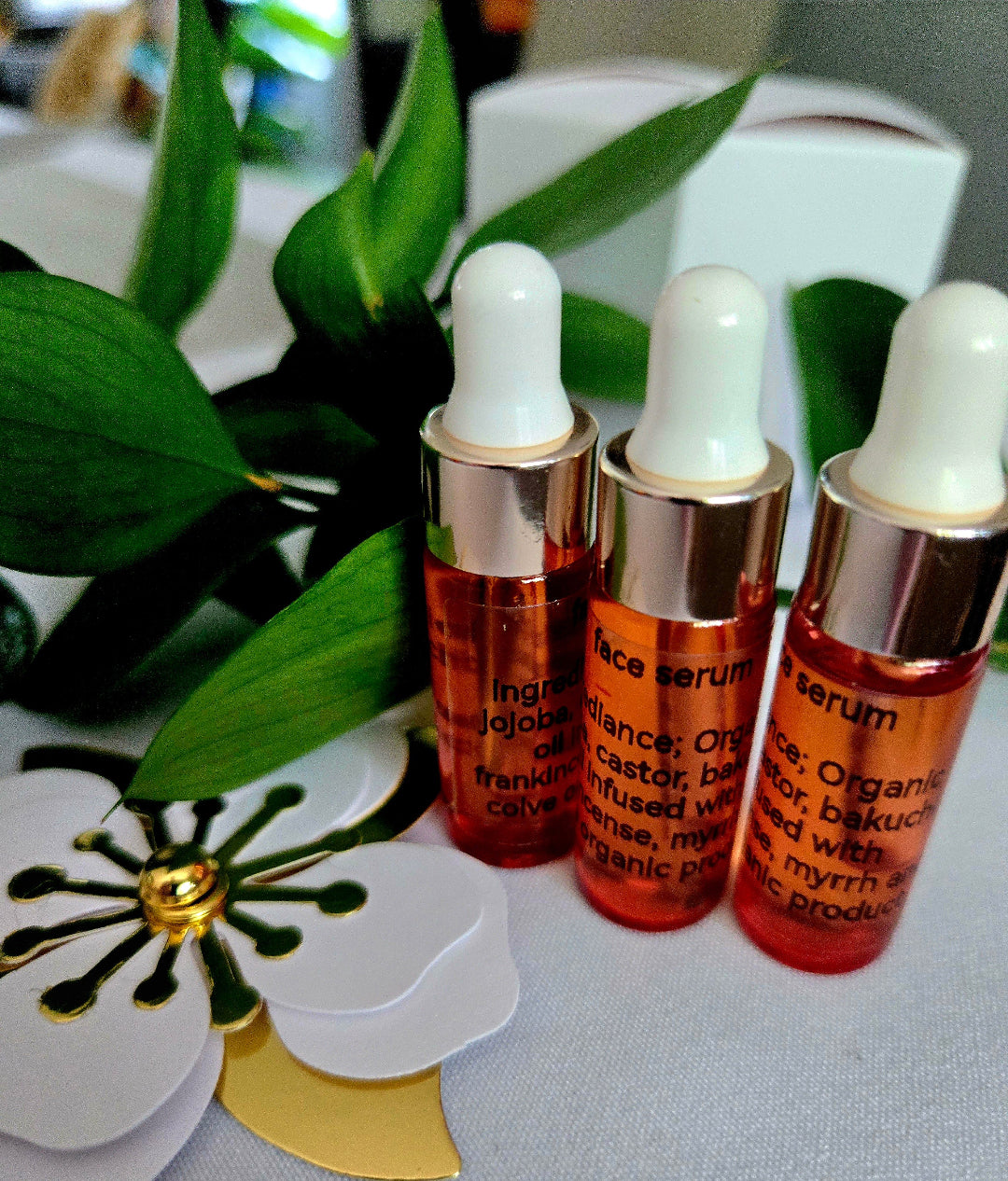 100% Grass Fed Beef Tallow / Organic Face Moisturizer and Frankincense, Myrrh and Clove infused face Serum.