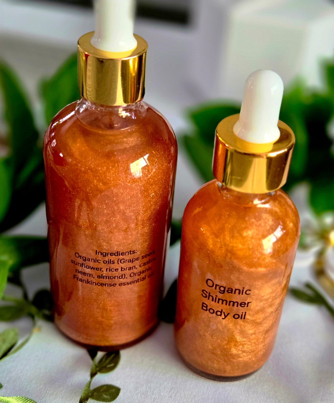 Organic Shimmer Body Oil