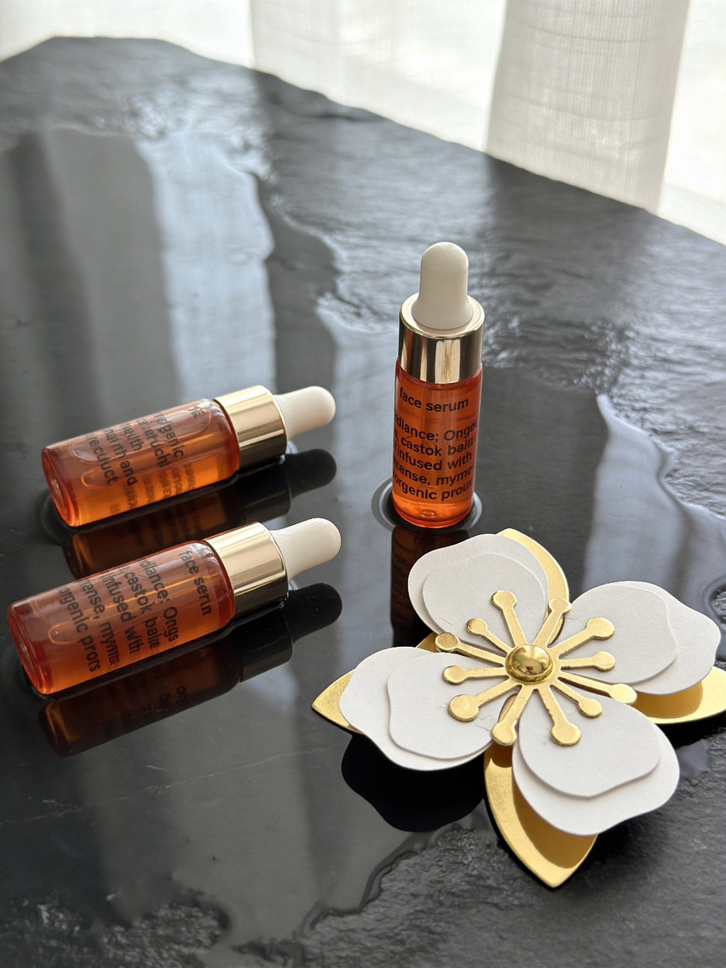 100% Grass Fed Beef Tallow / Organic Face Moisturizer and Frankincense, Myrrh and Clove infused face Serum.